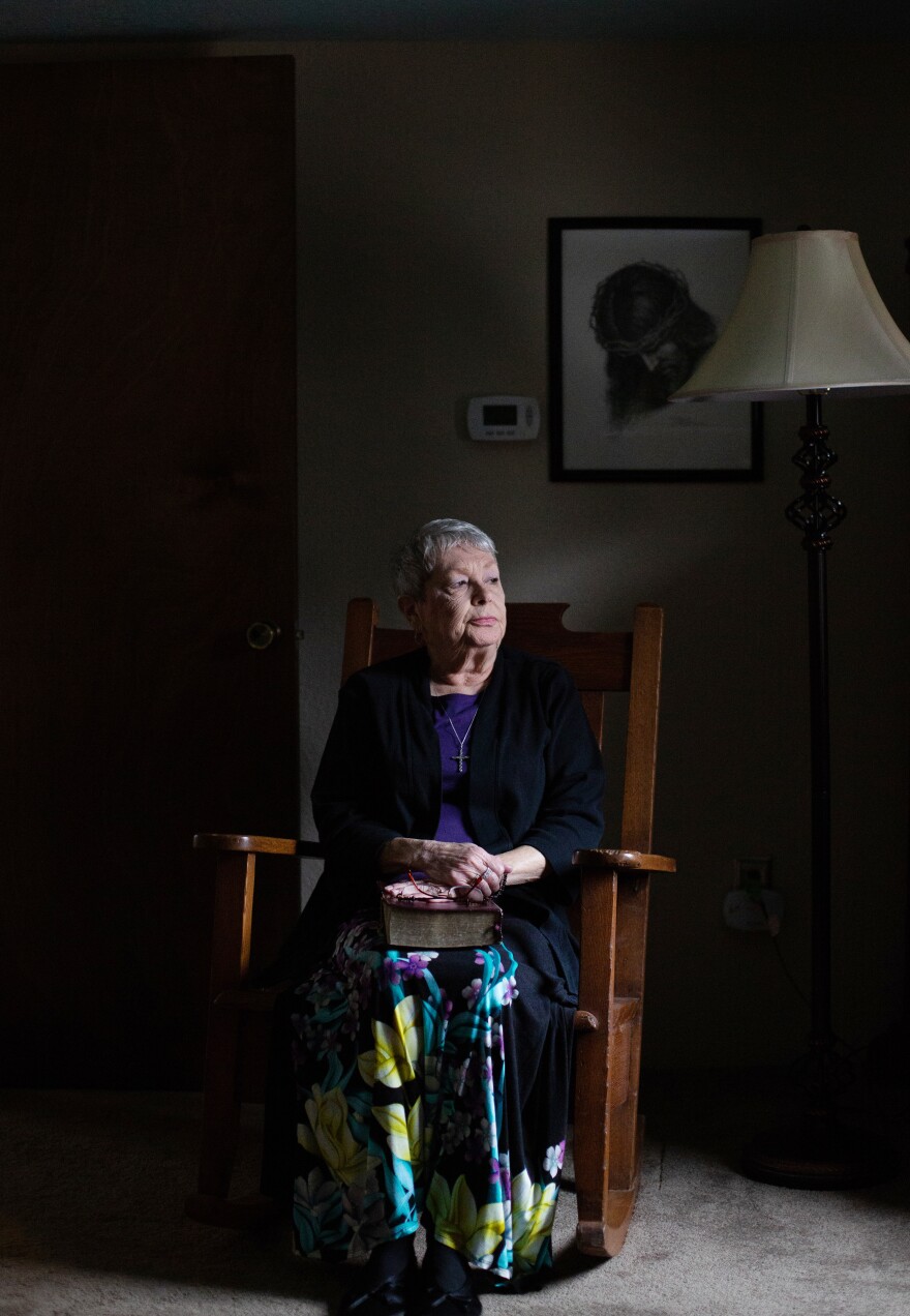 Karen Endicott-Coyan has a rare form of multiple myeloma and now has to drive an hour from her farm near Fort Scott, Kan., for weekly chemotherapy injections.
