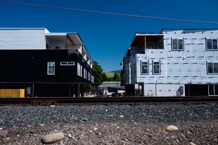 New construction in Missoula Slant Street neighborhood. Missoula, MT. June 15, 2021.