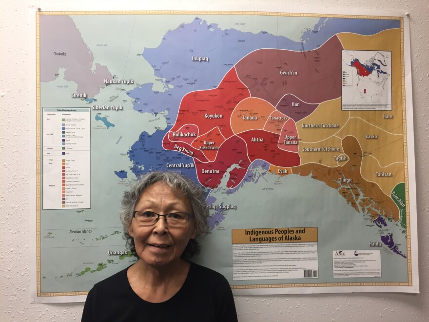 Fannie Akpik of Utqiagvik (Photo by Ravenna Koenig, Alaska's Energy Desk - Fairbanks)
