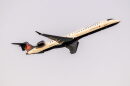 President Donald Trump has targeted Canadian aircraft manufacturer Bombardier in his trade war with Canada. In this photo, an Air Canada Express Bombardier CRJ900 aircraft departs Ronald Reagan Washington National Airport.