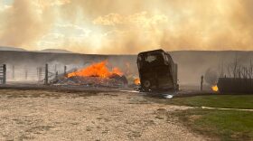 The House Draw Fire burned 9,000 acres of the Christians' property.