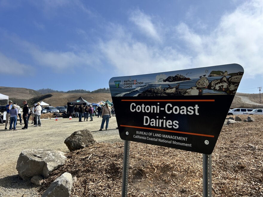 A sign reads, "Cotoni-Coast Dairies."