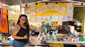 Sharmaine Arial created a community-led hub of supplies for flood victims out of her garage following the Kona low storms.