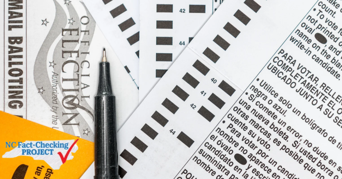 Fact Check: Will your ballot be disqualified if a poll worker writes on it?