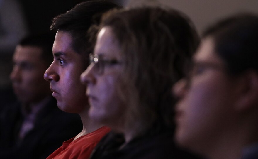 Undocumented immigrant Victor Guzman watches the State of Union from Chicago. President Trump's statement: "Americans are dreamers, too" upset some immigration advocates.