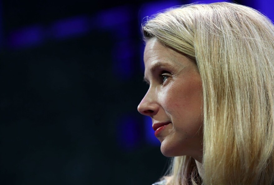 Yahoo President and CEO Marissa Mayer in November 2015. (Justin Sullivan/Getty Images)