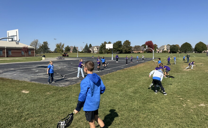 Students played lacrosse, too. The sport has American Indian origins.