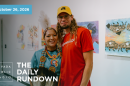 Fawn Douglas and A.B. Wilkinson inside the Wai Gallery, on Oct. 23, 2026, in the Las Vegas Arts District.