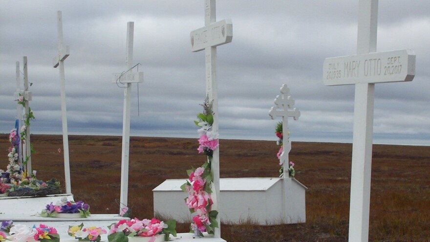 An elder and de facto marriage counselor in Kong, Maggie Mary Otto passed away this past September. The community laid her to rest on higher ground.