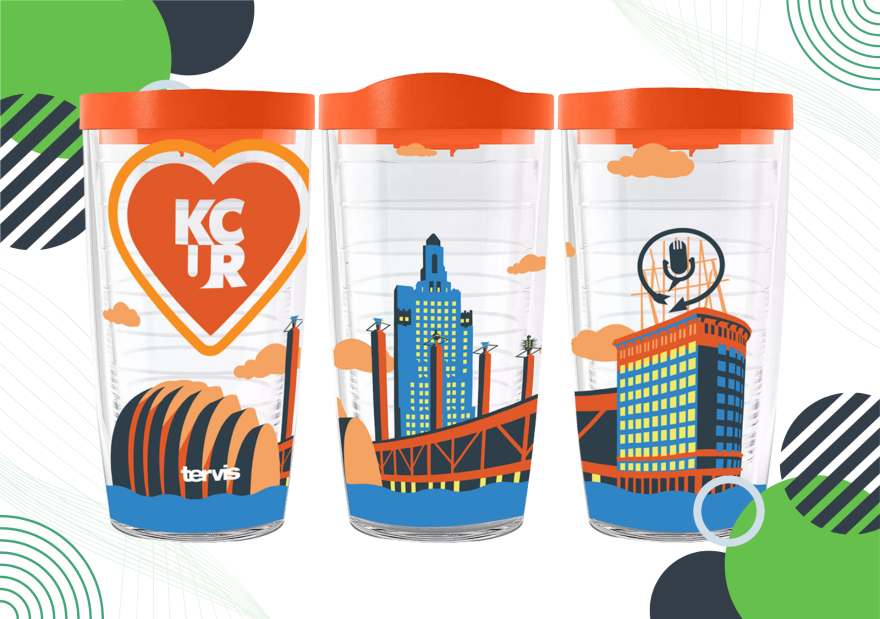 KCUR Skyline Tumbler 3 sides