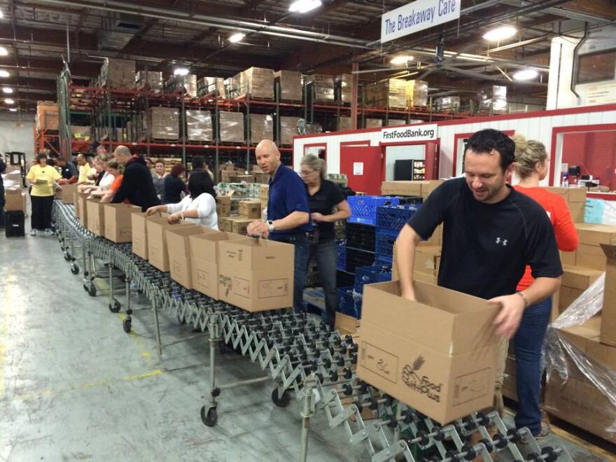St. Mary's Food Bank volunteers