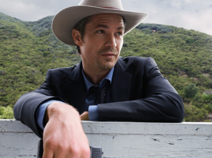 Timothy Olyphant plays Raylan Givens, a present-day U.S. marshal with Wild West inclinations, on the FX series <em>Justified</em>.