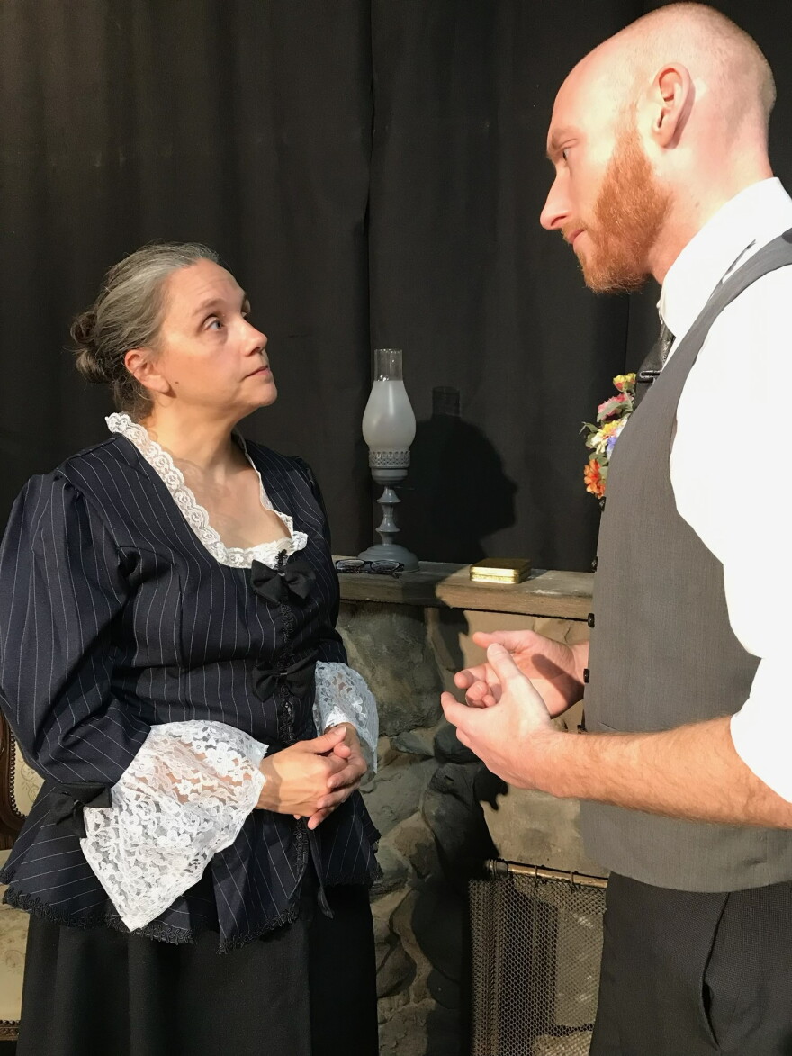 Tina Hayz and Doug Johnson (Adult Female and Male) in the 2018 production, and both return for this October's version at Center for Living Arts, 220 19th St., Rock Island.