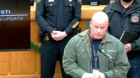 Mark Calhoun, a Magellan operations manager, spoke at Saturday's press conference.
