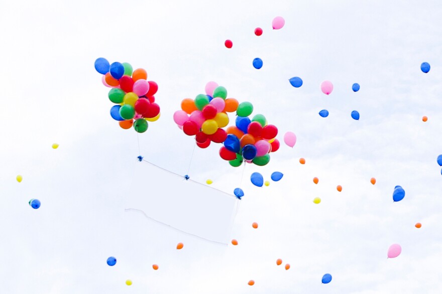 Helium balloons