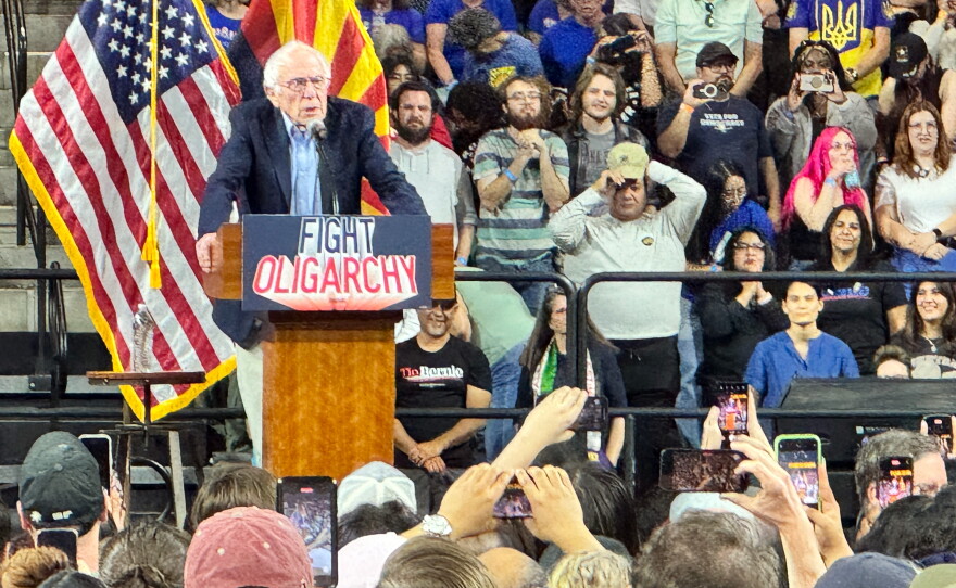 Bernie Rally Fight Igniting the crowd at the Bernie Sanders-AOC rally didn't take a plan ...