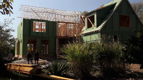 New home construction in Upper Arlington.