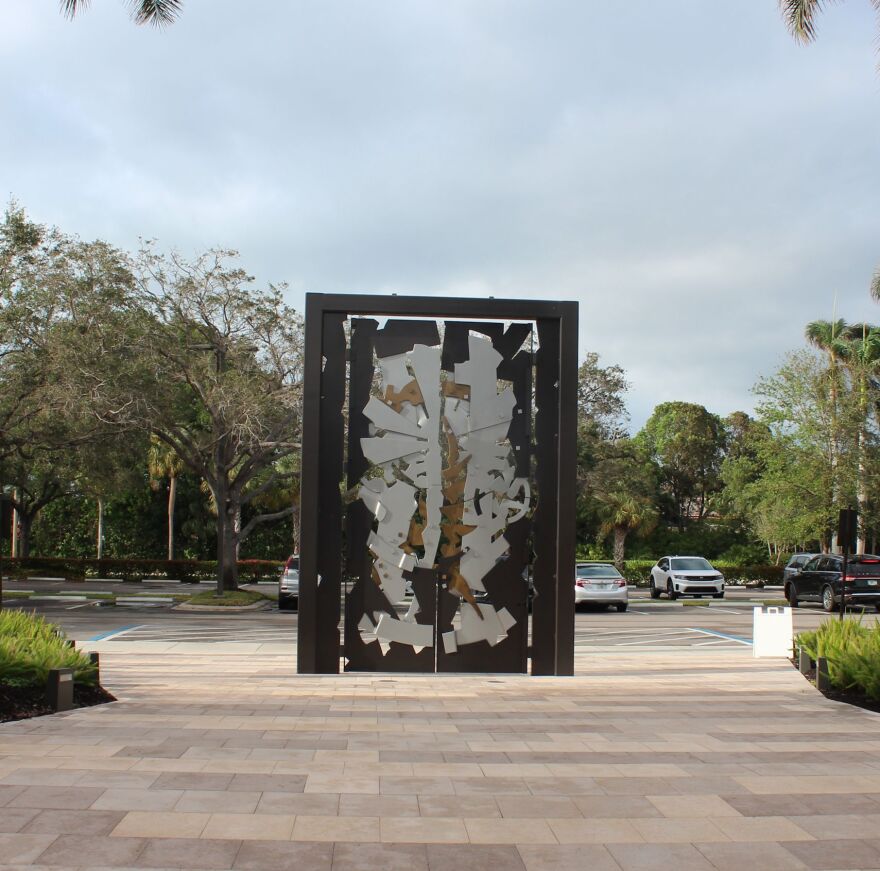 The Paley Gates as viewed from Norris Gardens