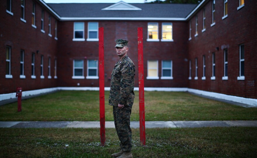 Capt. Ray Kaster is the infantry company commander for this experiment.