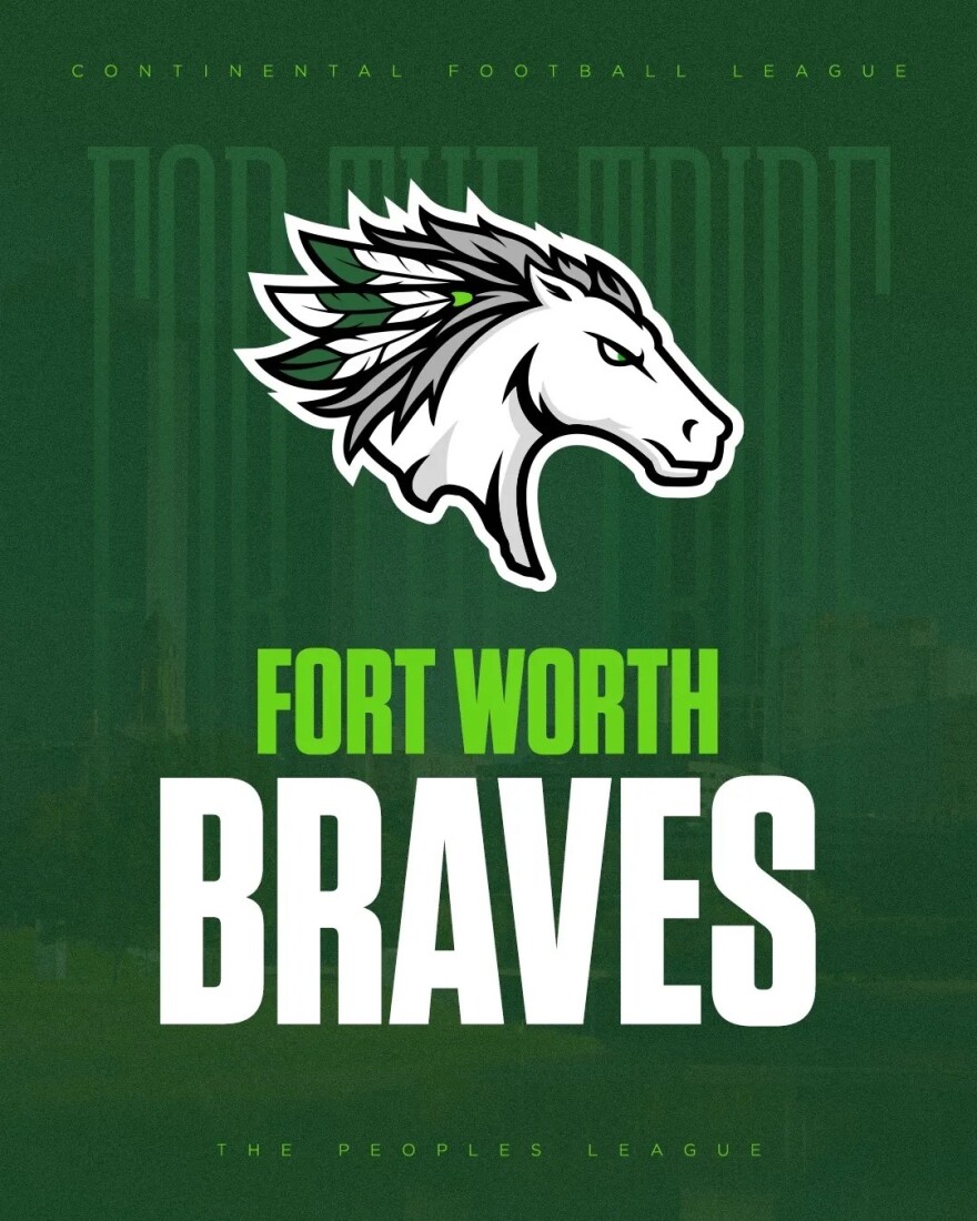 The Fort Worth Braves logo.