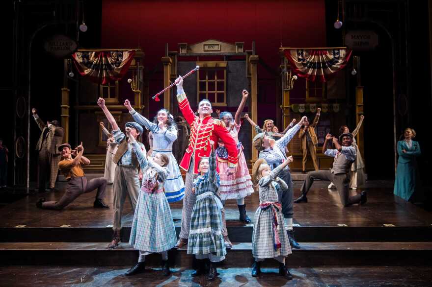 The Music Man onstage at Great Lakes Theatre [Ken Blaze]