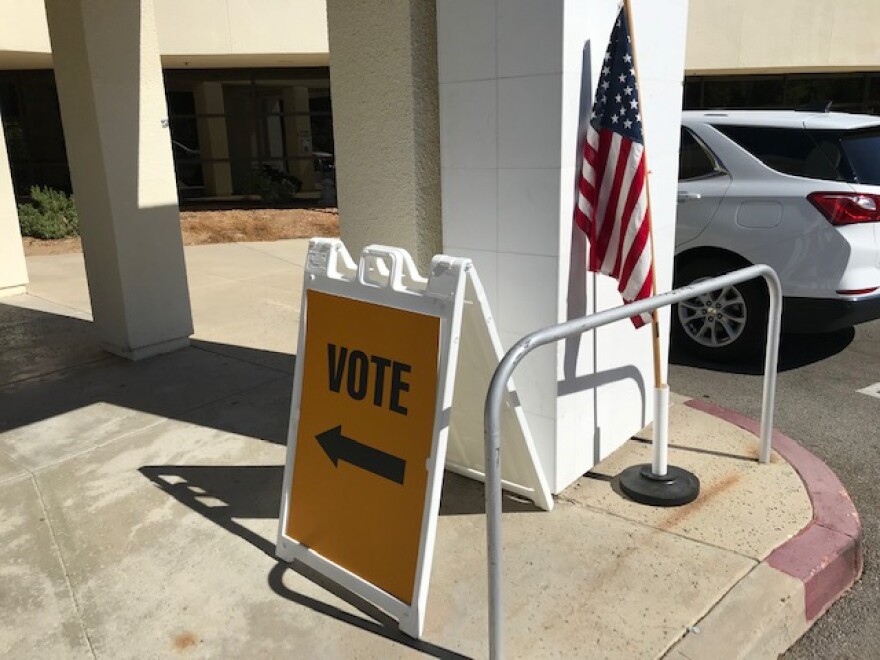 More than 150 locations are open for in-person voting in the California recall election Tuesday, including this one in Thousand Oaks