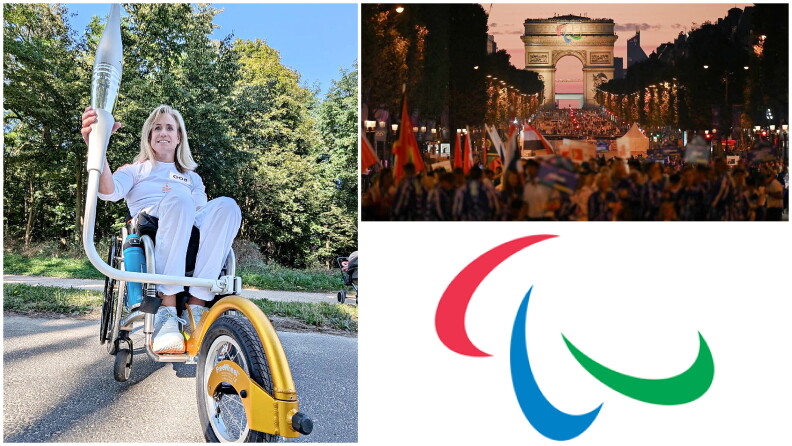 Idaho's Muffy Davis was a torch bearer at the 2024 Paralympic Summer Games in Paris