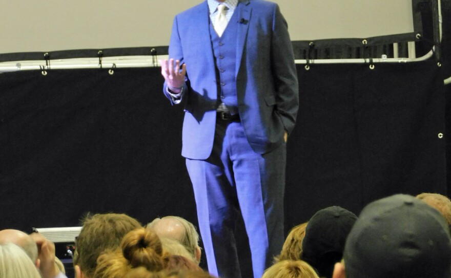 Ryan Leaf speaking at SUNY Plattsburgh