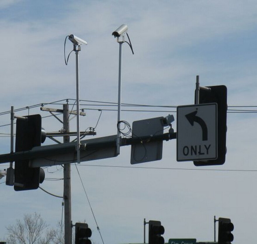 Red light cameras in Hazelwood. A judge in St. Louis city today threw out the city's law allowing the cameras because it conflicts with state statutes.