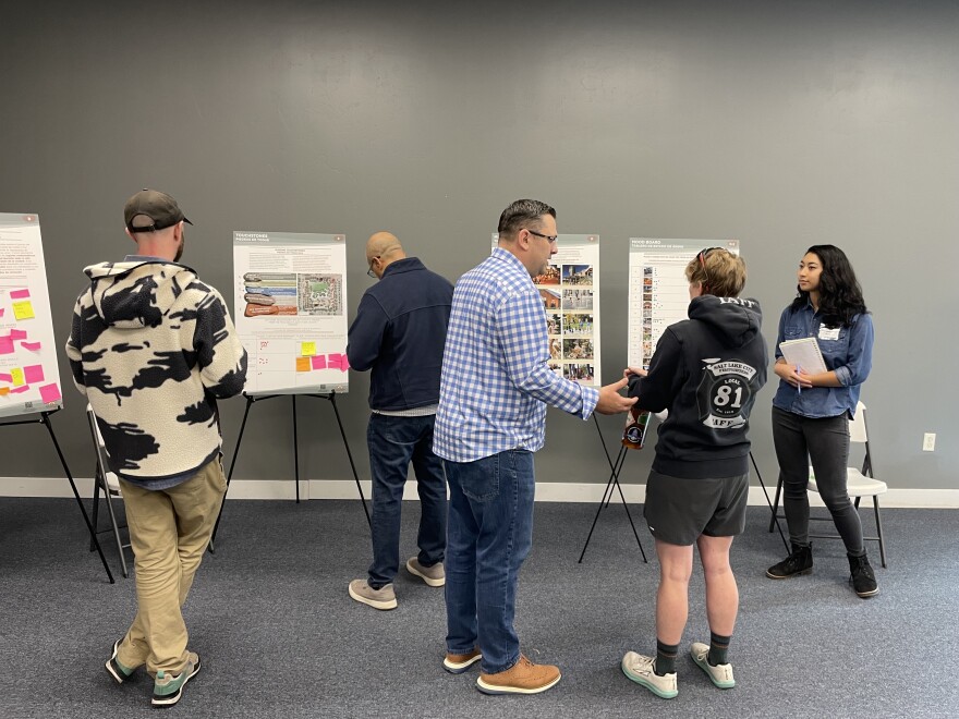 Community members explored plans for Heber City's Main Street park at an open house Thursday, Feb. 26, 2026.