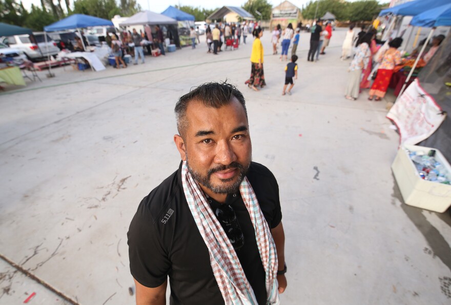 Danny Kim, founder of the Cambodian Night Market, shown on Friday, June 3, 2022 in Fresno, Calif.