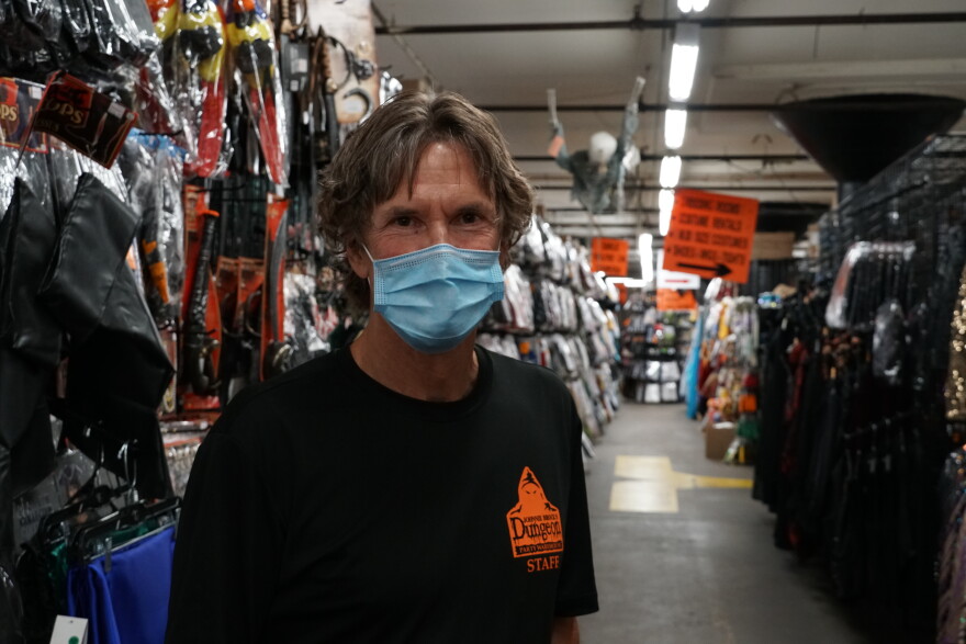 Ed Brock owns Johnnie Brock's Dungeon in south St. Louis and has seen a 25% decrease in sales this year. 