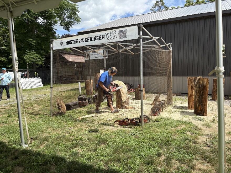 Brian Ruth's work and process will be on display throughout the county fair