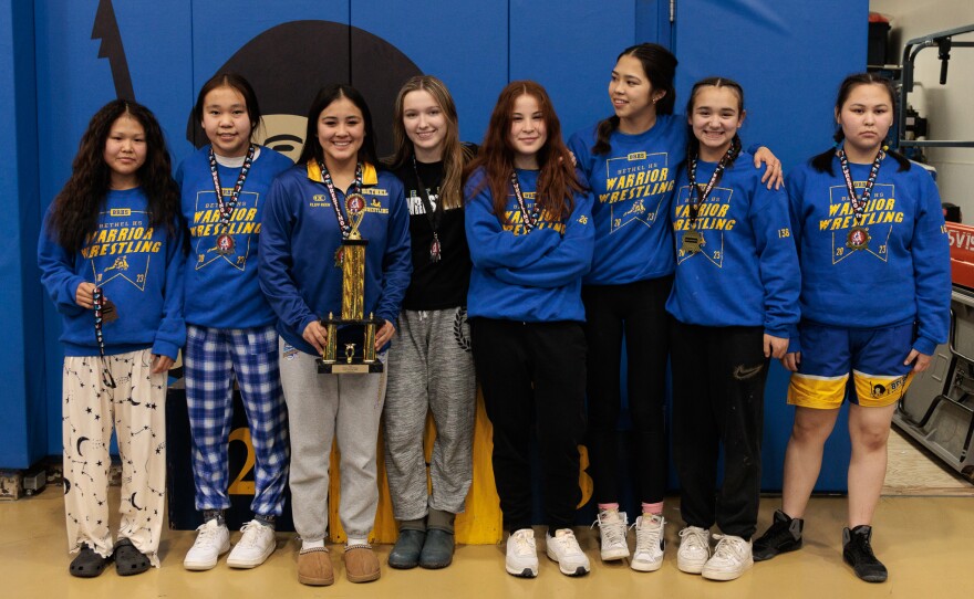 The Lady Warriors wrestled their way to first place at the 2023 Bethel Invitational.