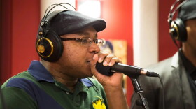 Take 6 vocalist performs in the KNKX studios.