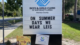 A sign outside the Boys and Girls Club of Northeast Florida on Northwest 51st Street in Gainesville.