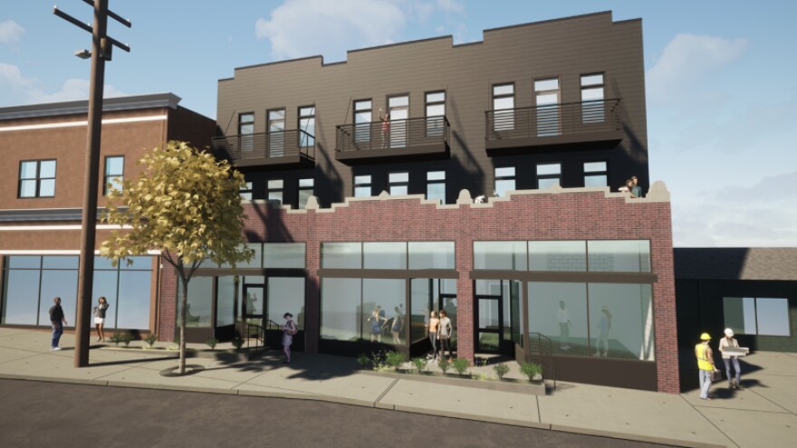 Artist rendering of the project.