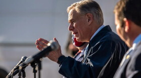 Gov. Greg Abbott during at a COVID-19 related press conference in Austin in December. 