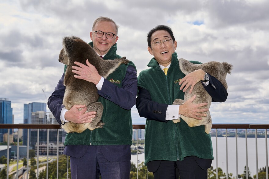 Australia Japan prime minister Fumio Kishida