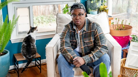 Anjimile at home in Durham