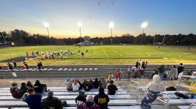 Friday night, eight-man football in Stanberry, Missouri, on Oct. 14, 2022.
