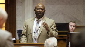 Sen. Greg Taylor (D-Indianapolis) is the first Black leader of an Indiana legislative caucus.