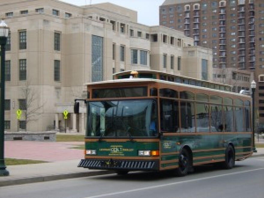 Lextran's Colt Trolley Service which started operating in April has garnered a Smiley Pete Award from the Downtown Lexington Corporation.