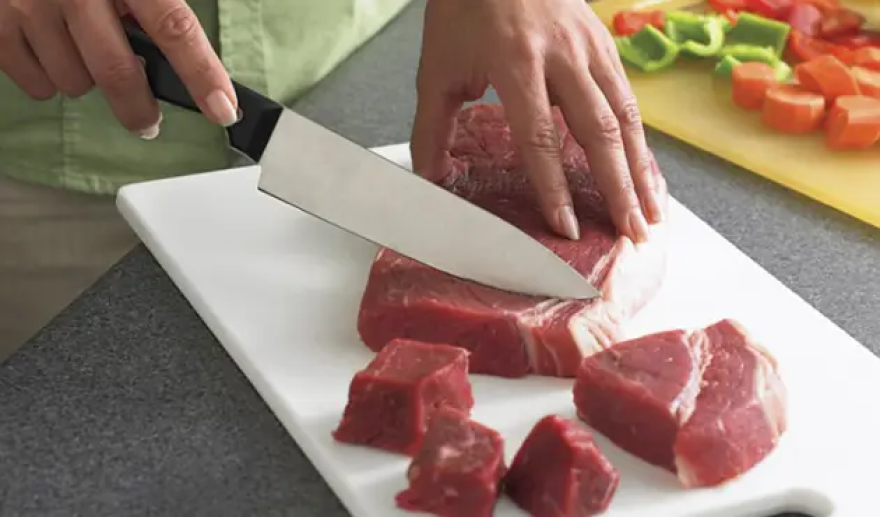 Any raw meat that has been left in a refrigerator after the power has been out for four hours or longer should be discarded, according to the U.S. Department of Agriculture Food Safety and Inspection Service.