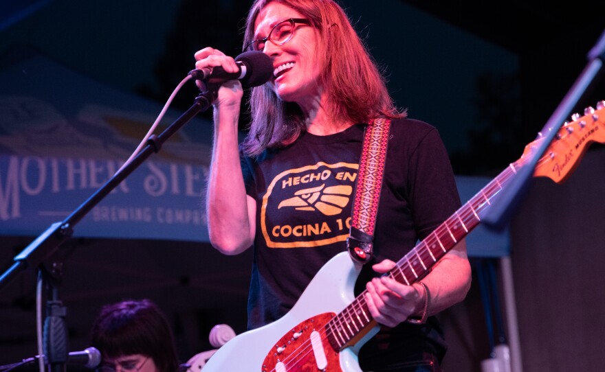 R. Ring performs at IndieCraft on Friday, May 19, 2023 in Springfield, Ohio (Ruthie Herman for WYSO)