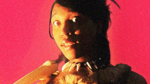 Album cover of Portraits of Tracy's new EP Q: From Where Do Our Primal Instincts Originate? A: MTV! 