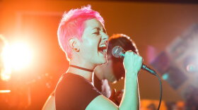 Kate Skales performing at Old Soul Brewing