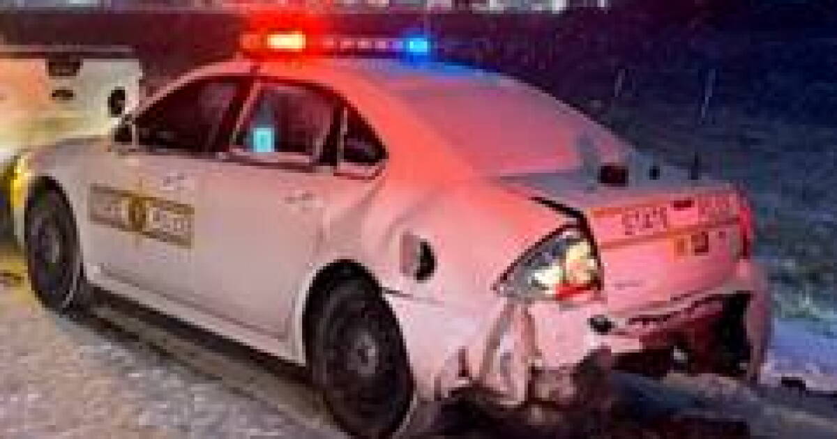 A southern Illinois ISP squad car is hit on I-57 | WSIU