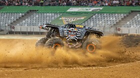 Monster Jam driver Tom Meents' truck, known as Max D.