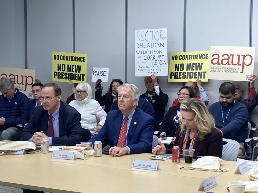 Despite vocal public protest, the UVA Board of Visitors voted unanimously to appoint a new school president before the man who appointed them — Governor Glenn Youngkin — leaves office.